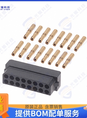 M80-8891605 连接器CONN RCPT 16POS CRIMP 22AWG GOLD