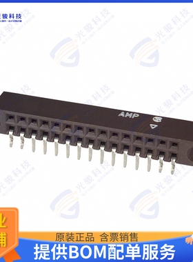 5-534204-4 连接器CONN RCPT 30POS 0.1 GOLD PCB R/A
