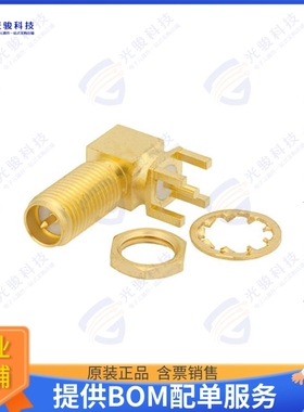 PE4875 连接器RP SMA Female Right Angle Bulkhe