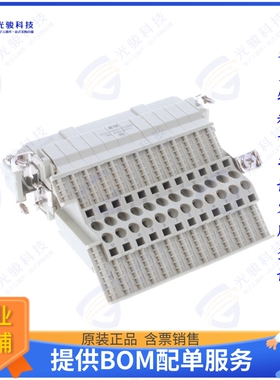 T2100243101-000连接器 INSERT MALE 24POS+GND TERM BLOCK