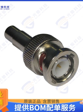 112128 连接器CONN BNC PLUG STR 50 OHM CRIMP