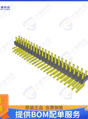 MTSW-122-07-T-D-130-RA 连接器CONN HEADER R/A 44POS 2.54MM