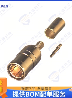 RSB-200-1-179 连接器MINI SMB MALE CRIMP; 75 OHMS