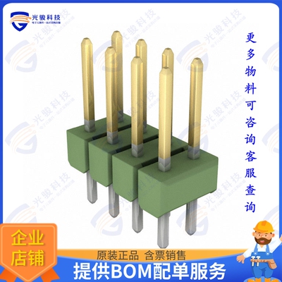 826658-4 连接器CONN HEADER VERT 8POS 2.54MM