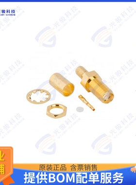 132453 连接器CONN SMA JACK STR 50OHM SOLDER