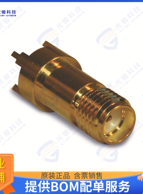 132319 连接器SMA STRAIGHT PCB JACK, THROUGH H
