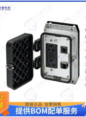 1415761连接器 HVYPRT W/2 120V OTL RJ45 3A BKR