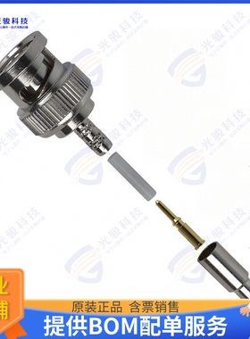 112132 连接器CONN BNC PLUG STR 50 OHM CRIMP