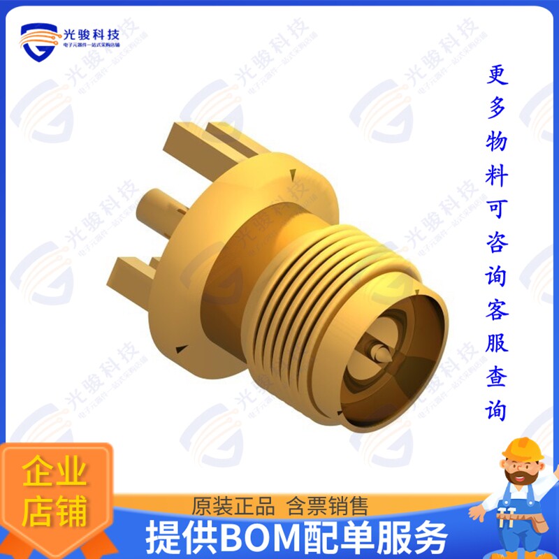 SCNRF-6AAS-RAFE 连接器CONN RP-SMA JACK E/L 50 Ohms