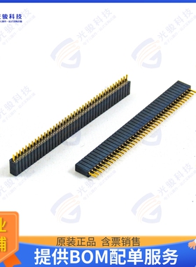 2244-1X06G00SU 连接器PCB SOCKET, SINGLE ROW, 6 PIN, S