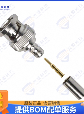 112507 连接器CONN BNC PLUG STR 75 OHM CRIMP