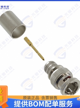 112606 连接器CONN BNC PLUG STR 75 OHM CRIMP