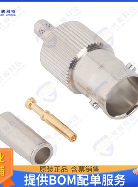 112974 连接器CONN BNC JACK STR 75 OHM CRIMP