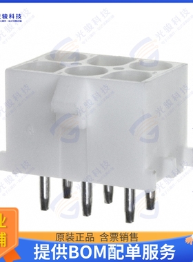 350834-1 连接器CONN HDR 6POS 0.25 TIN PCB