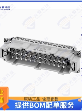 C14610A0241021连接器 INSERT MALE 24POS+1GND SCREW