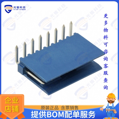 281698-8 连接器CONN HEADER R/A 8POS 2.54MM