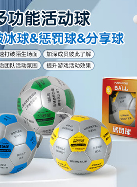 破冰球惩罚球素质拓展培训团建多功能研学趣味主持互动游戏玩具