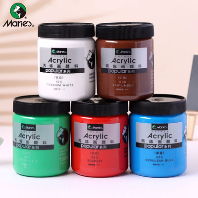 马利丙烯颜料500ml大瓶防水