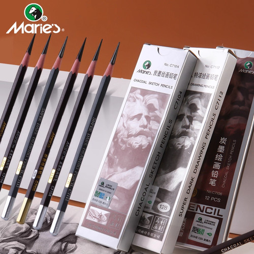 马利牌12b14b素描铅笔套装