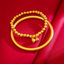 两世欢手链古法传承手镯黄金色仿真沙金久不掉色女款 结婚首饰
