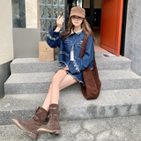 秋季新款时尚套装女牛仔外套+半身裙两件套B127-T6203-P165-K249，女装套装/套裙，浙宝127