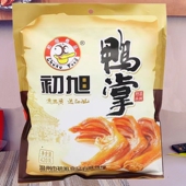 浙江温州特产初旭牌牌鸭掌酱香味即食卤味男女休闲零食小吃网鸭爪