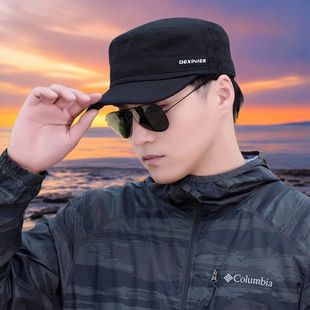 鸭舌帽秋季帽子男款帅气青年潮流秋冬款男士帽子休闲防晒遮阳平顶