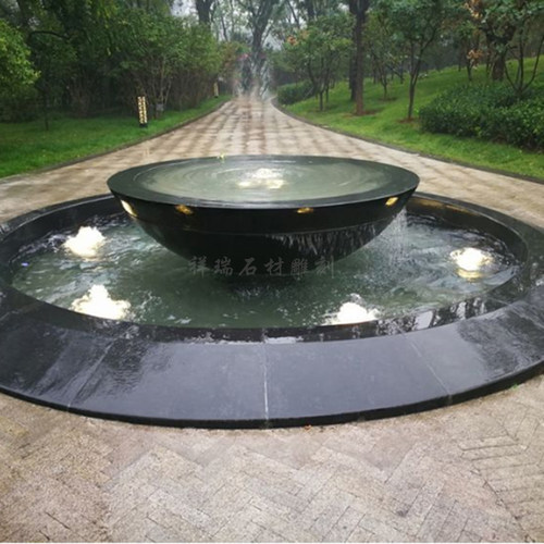 户外园林庭院景观鱼缸摆件喷泉