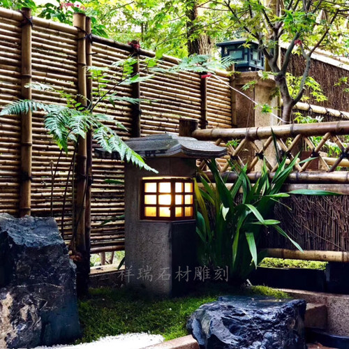 景观照明草坪大理石仿古日式庭院