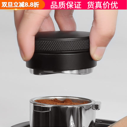 咖啡布粉器意式咖啡机手柄布粉锤可调节布粉咖啡器具51/53/58mm