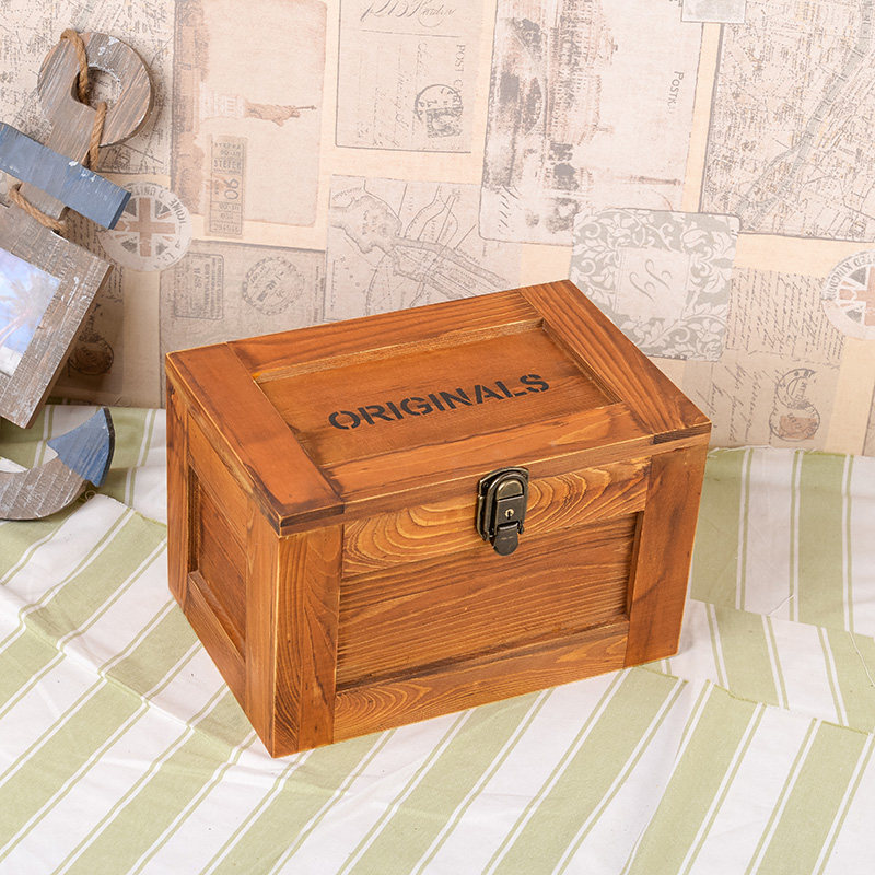 zakka欧式复古创意木质带锁收纳盒实木证件整理化妆盒 首饰盒木盒|msdalam kategori penyatuan simpanan, Rumah Storage Appliances, kotak simpanan, kotak simpanan - dari Buy2taobao.com untuk memberikan perkhidmatan ejen Taobao profesional membeli