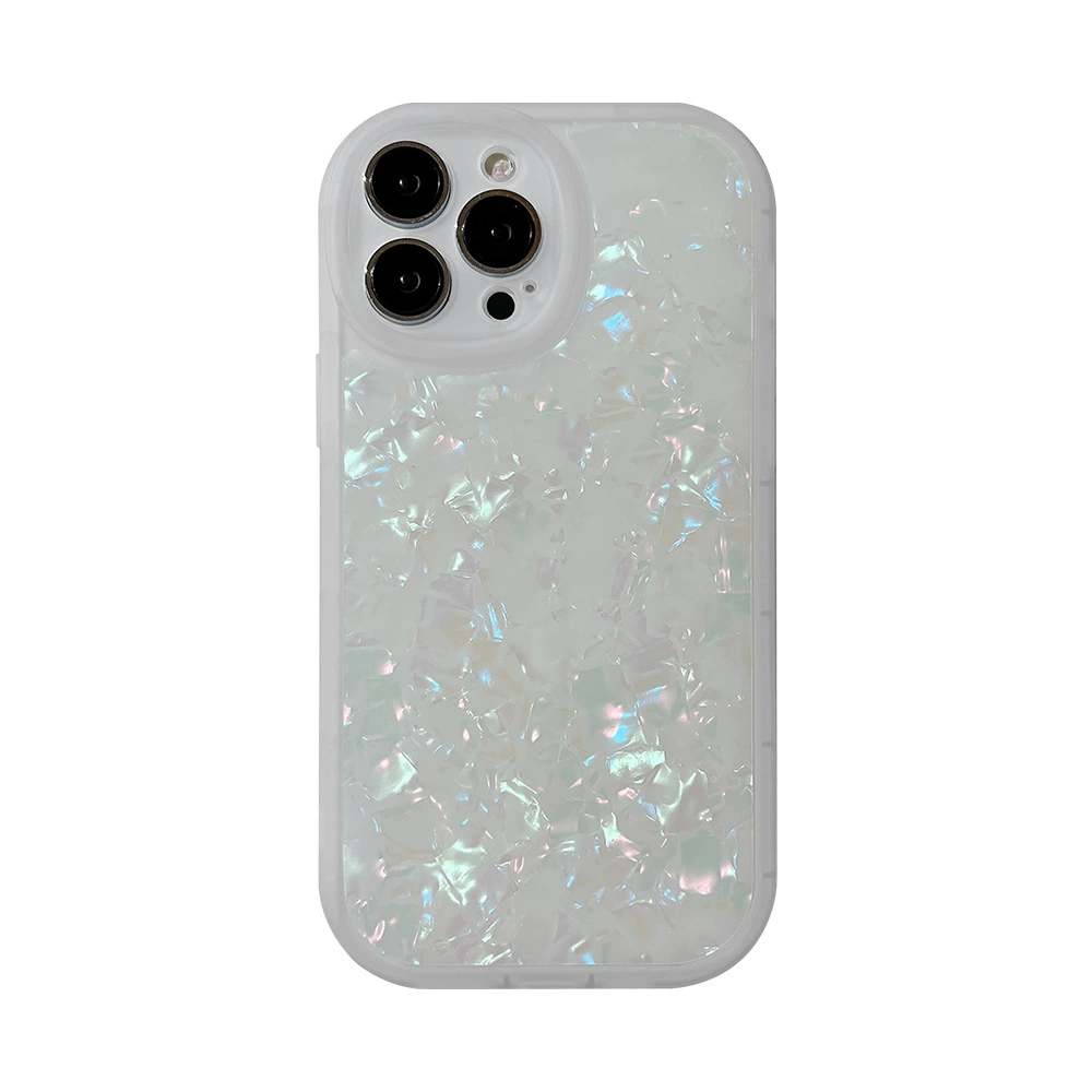 iPhone16promax梦幻贝壳纹手机壳