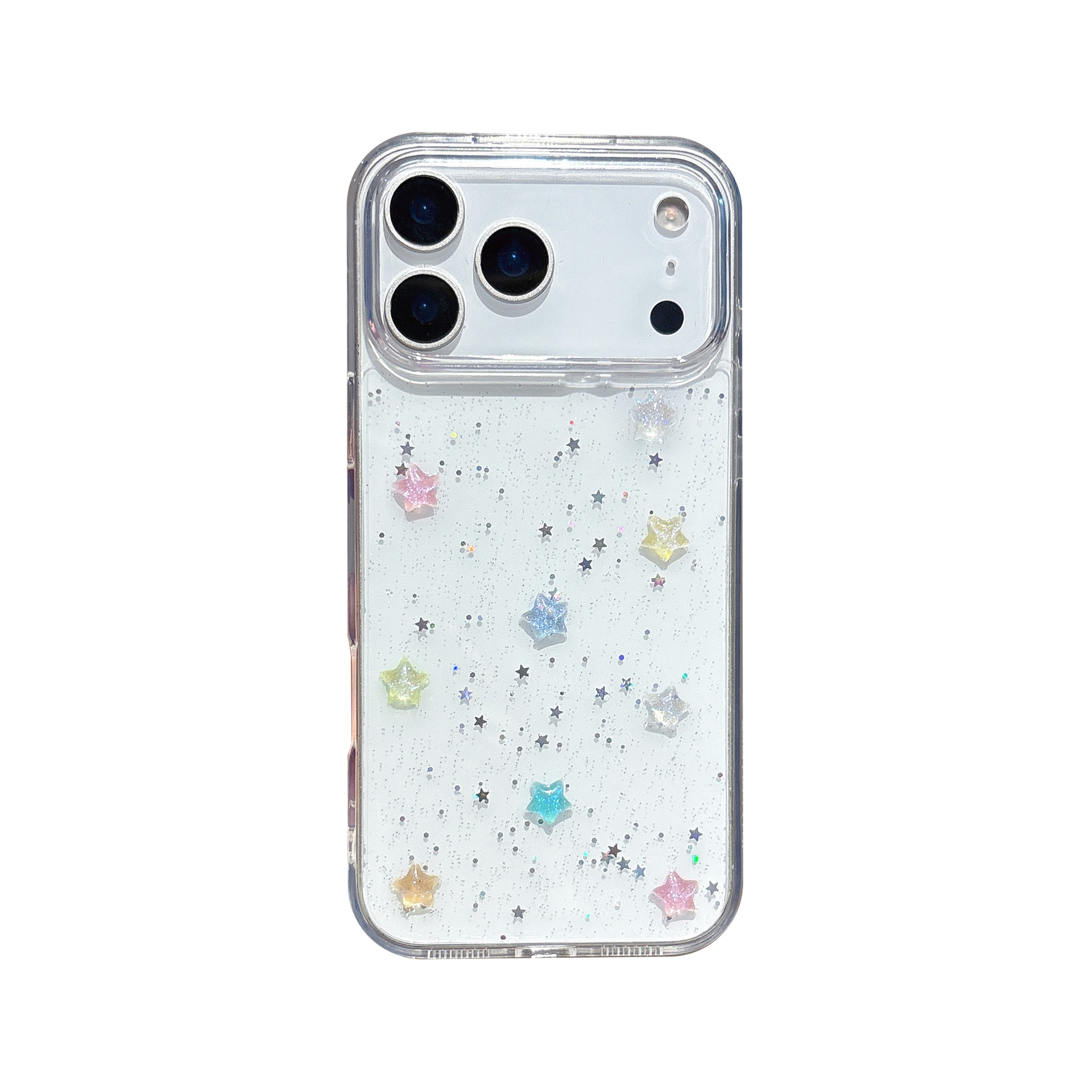 iPhone17pro手机壳滴胶小星星ins