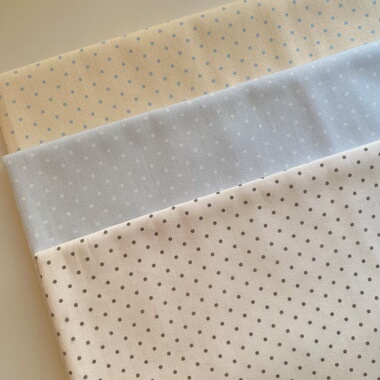 21支斜纹纯棉经典2mm波点配布包包发圈diy布艺家居桌布手作面料