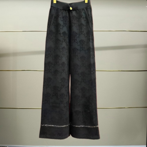芗现货正品24冬东方洛可可针织长裤FF24D11ZP303-240
