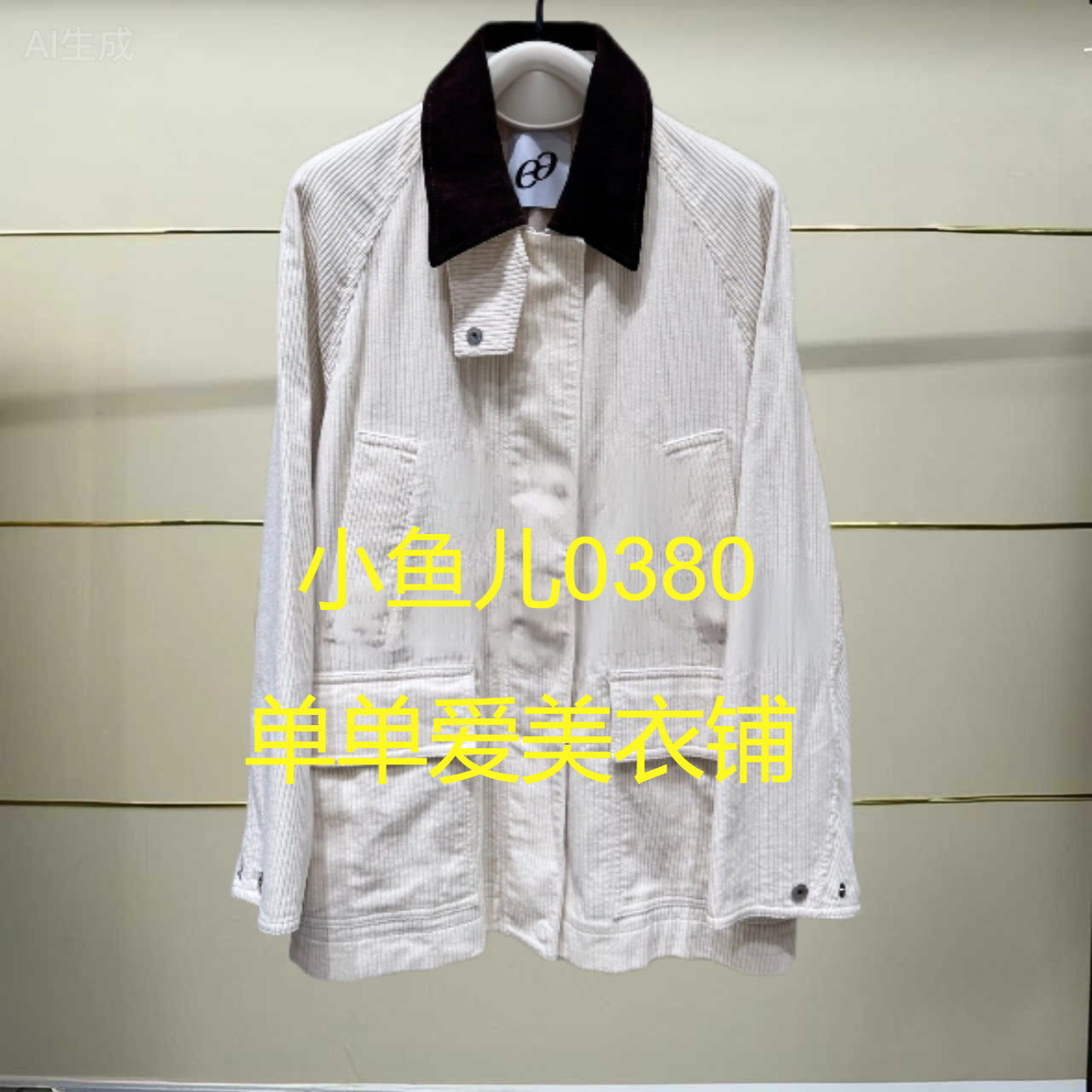 正品EBE3COT023-250开2025秋款外套