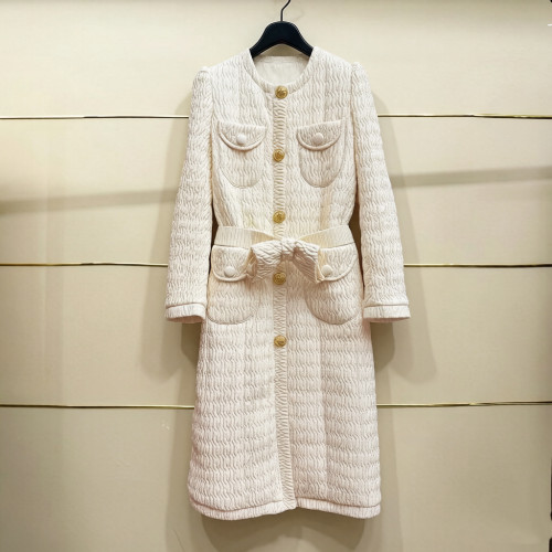 芗现货正品24冬绞花收腰长款羽绒服FF24D41DC221-240