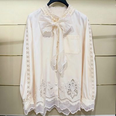 建现货正品26春马德拉刺绣衬衫FF26C61SB291-260