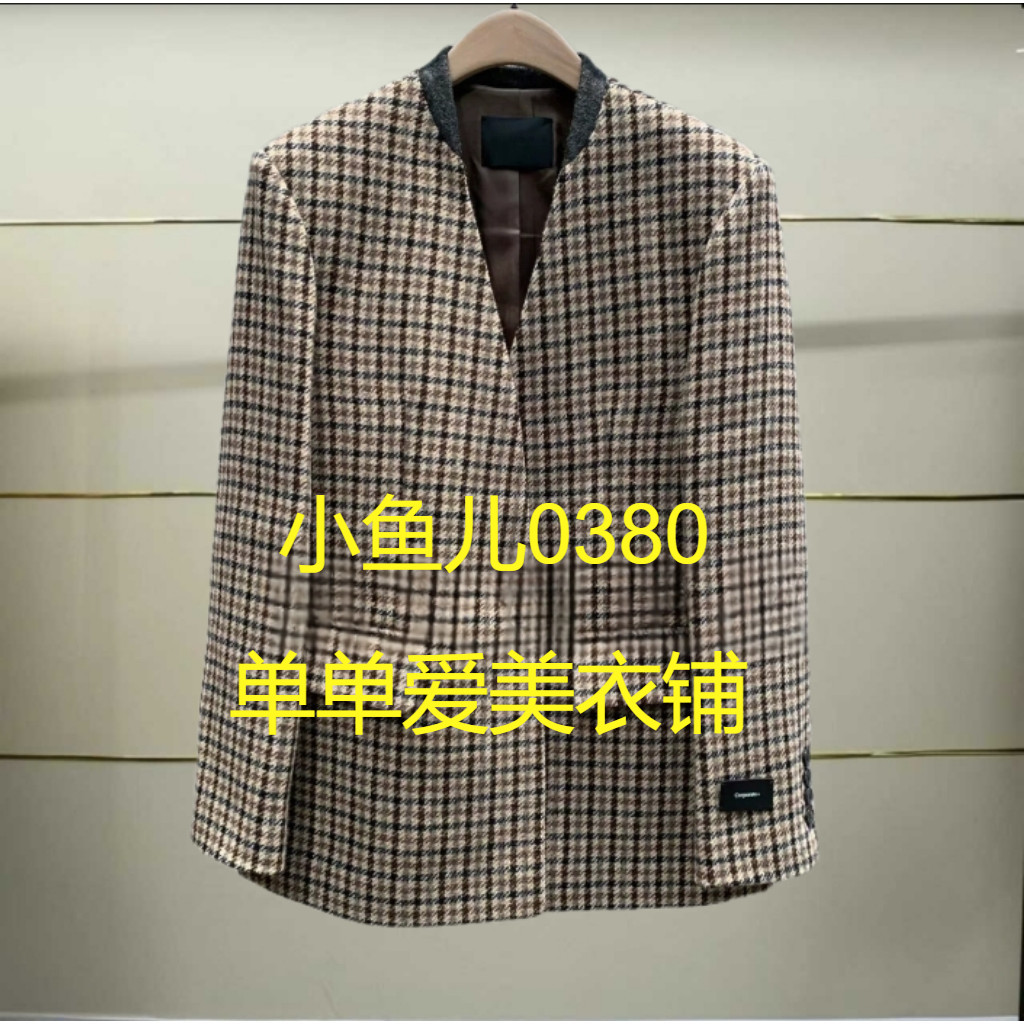 肆正品MBD4BLA003-240开2024冬款西装外套