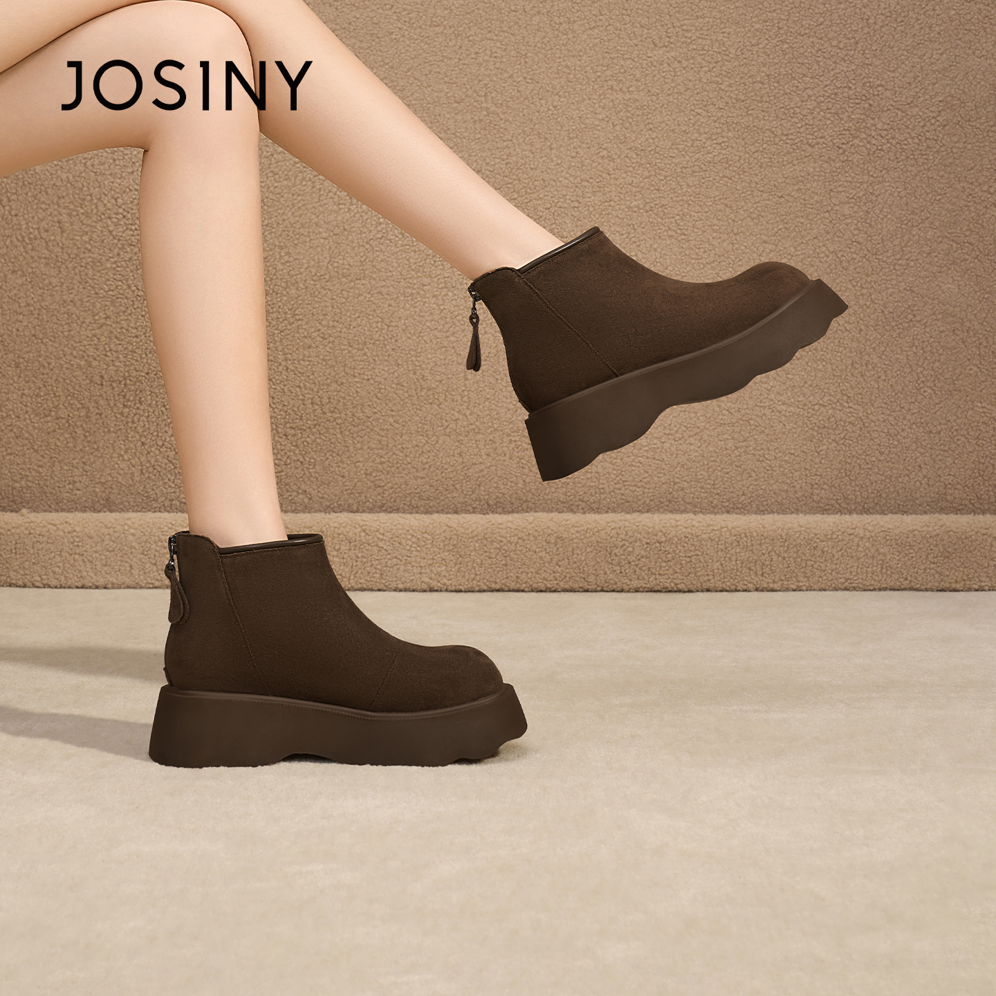 冬季新款加绒保暖雪地靴