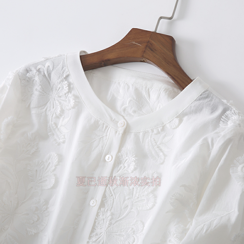 2019港范秋装众设计感蕾丝衫女长袖装韩版蕾丝提花刺绣套头衬衫潮|ruв категории Женская одежда, рубашка - от Buy2taobao.com для оказания профессиональной услуги покупки агента Taobao
