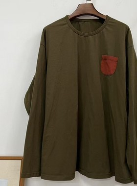 MMBL慢慢变蓝荼圆领长袖上衣T恤35729 衣长65胸围140