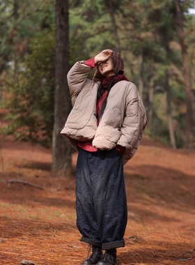 MMBL慢慢变蓝荼轻薄云朵超软羽绒服35166-1