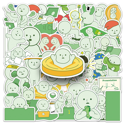 50张角落君SMISKI贴纸卡通可爱装饰电脑水杯手机壳行李箱防水贴画