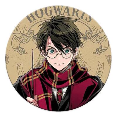 哈利波特周边罗恩赫敏徽章吧唧胸针马尔福卢娜背包挂件魔法世界