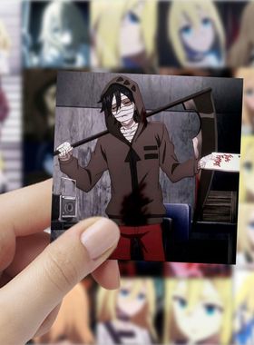 59张杀戮天使贴纸艾扎克Zack瑞吉儿二次元笔记本桌面装饰手机贴画