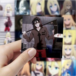 59张杀戮天使贴纸艾扎克Zack瑞吉儿二次元笔记本桌面装饰手机贴画