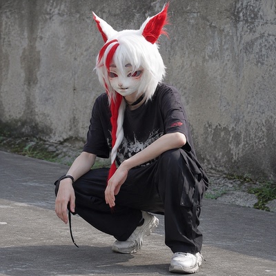 儿童专用kig系兽头成品现货全套漫展男女福瑞头骨头套兽装cosplay