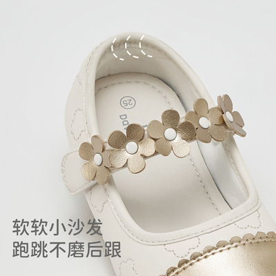 David Bella Kidsren's Leather Shoes, Girls' Sandals, 2026 Autum New Style, Small Fragrant Style Princess Shoes, Big Kidsren's Baby Shoes — 2