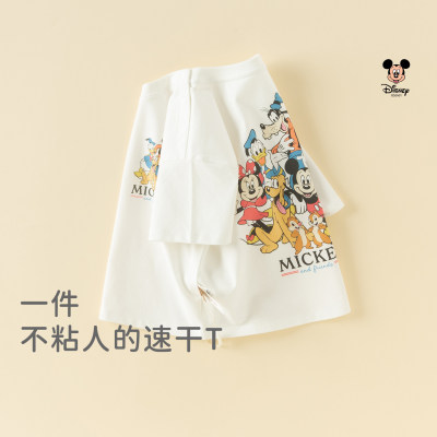 戴维贝拉男童女童迪士尼短袖儿童T恤裤子